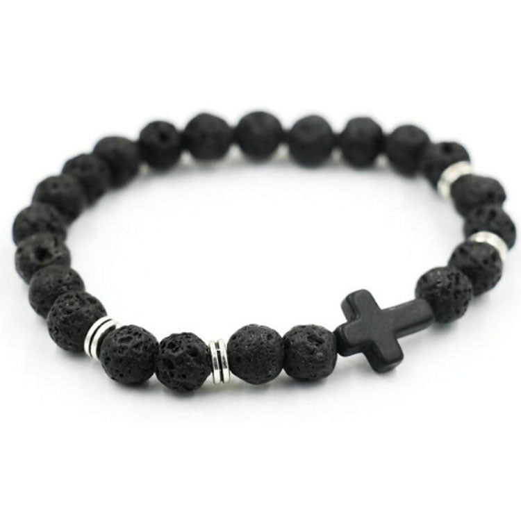 Cross Stone Bracelet